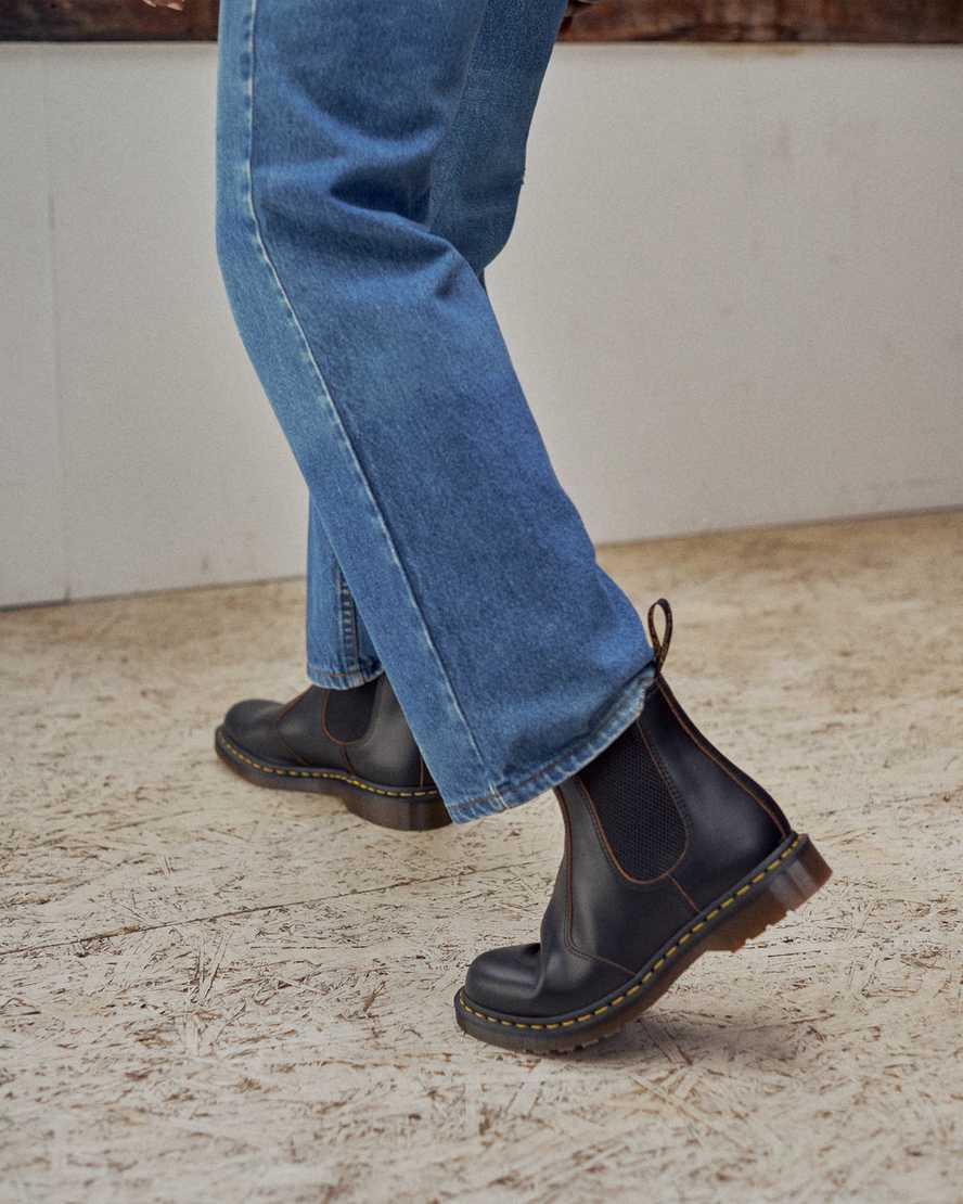 Černé pánské boty dr. martens 2976 vintage made in england chelsea