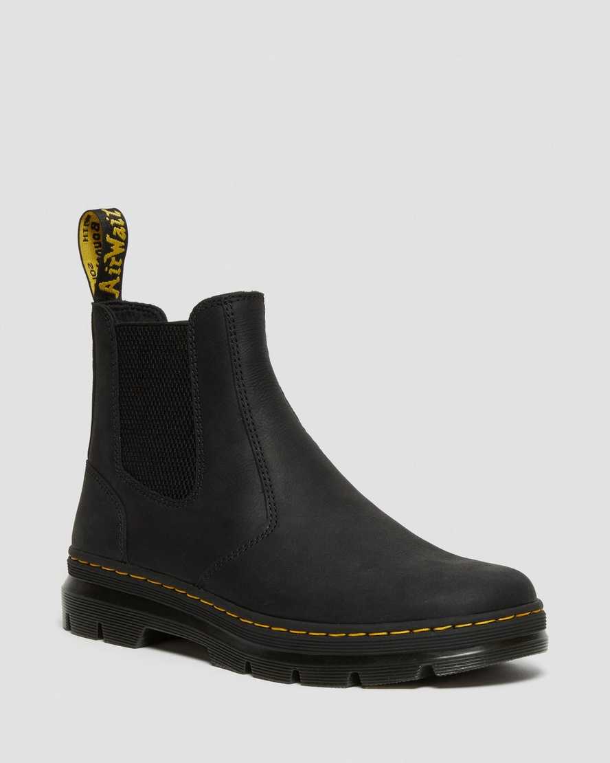 Černé pánské ležérní boty dr. martens 2976 chelsea