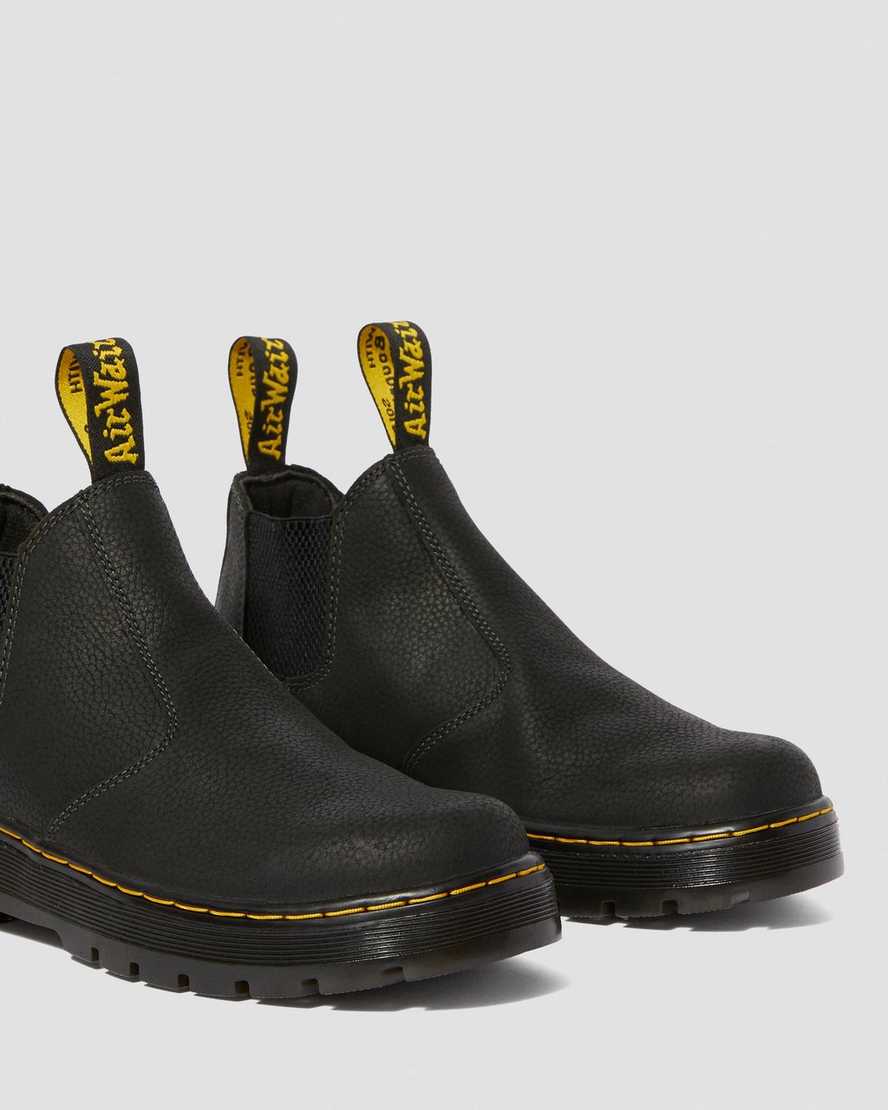 Černé pánské boty dr. martens hardie work chelsea