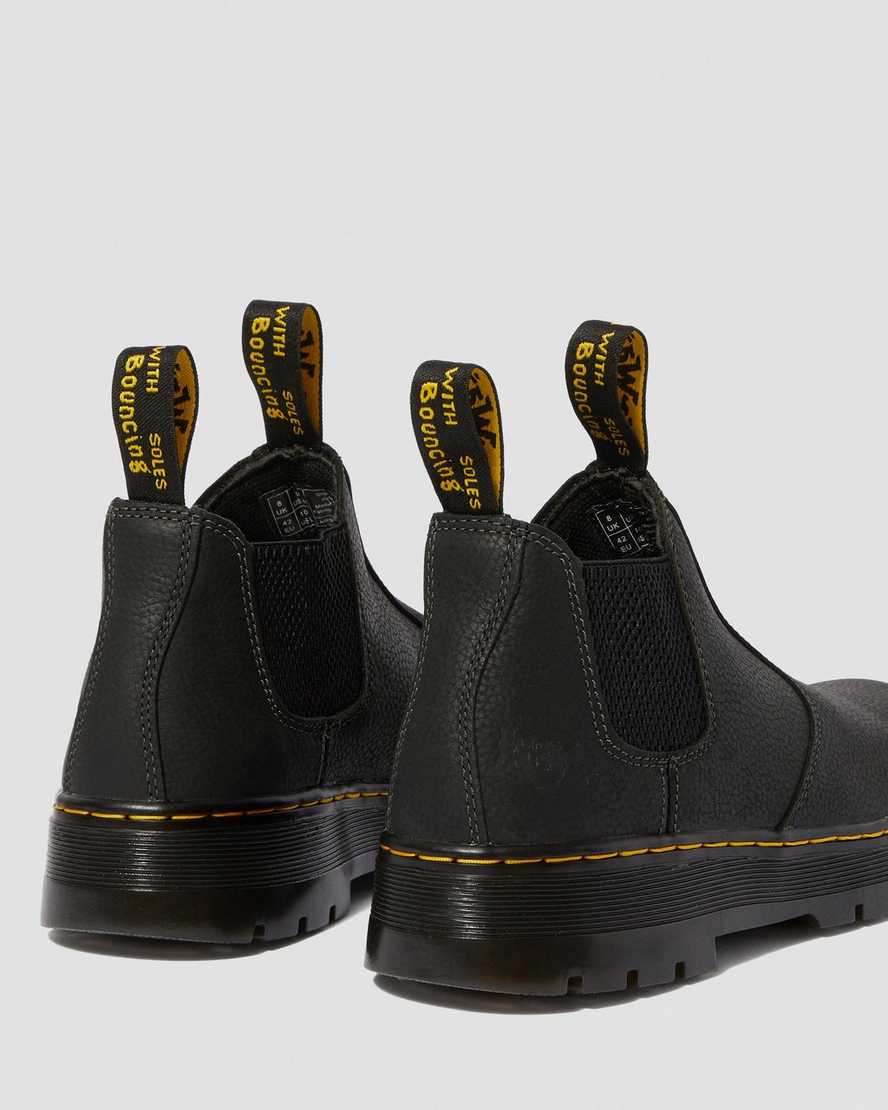 Černé pánské boty dr. martens hardie work chelsea