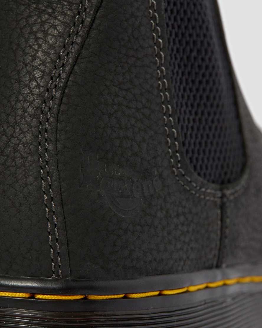 Černé pánské boty dr. martens hardie work chelsea