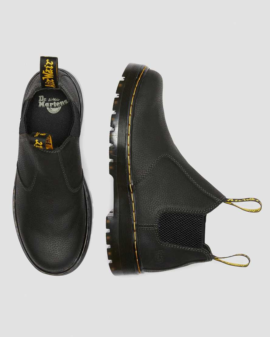 Černé pánské boty dr. martens hardie work chelsea