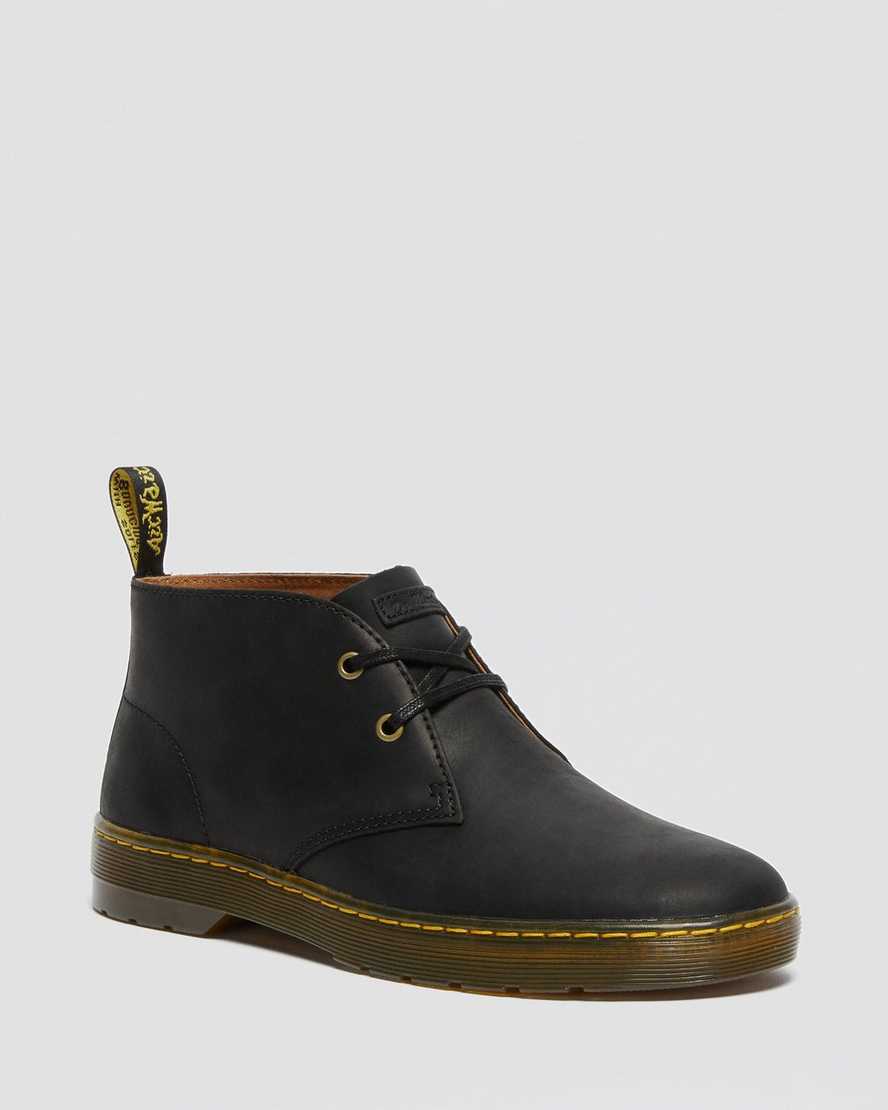 Černé pánské pouštní boty dr. martens cabrillo wyoming