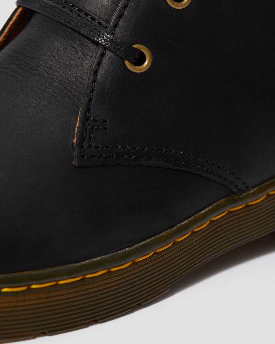 Černé pánské pouštní boty dr. martens cabrillo wyoming
