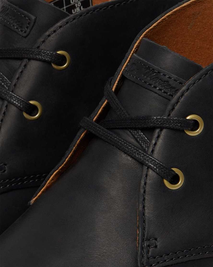 Černé pánské pouštní boty dr. martens cabrillo wyoming