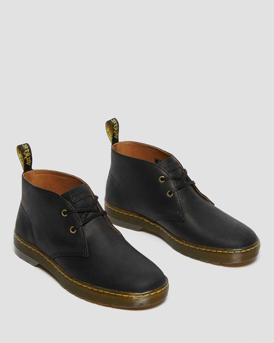Černé pánské pouštní boty dr. martens cabrillo wyoming