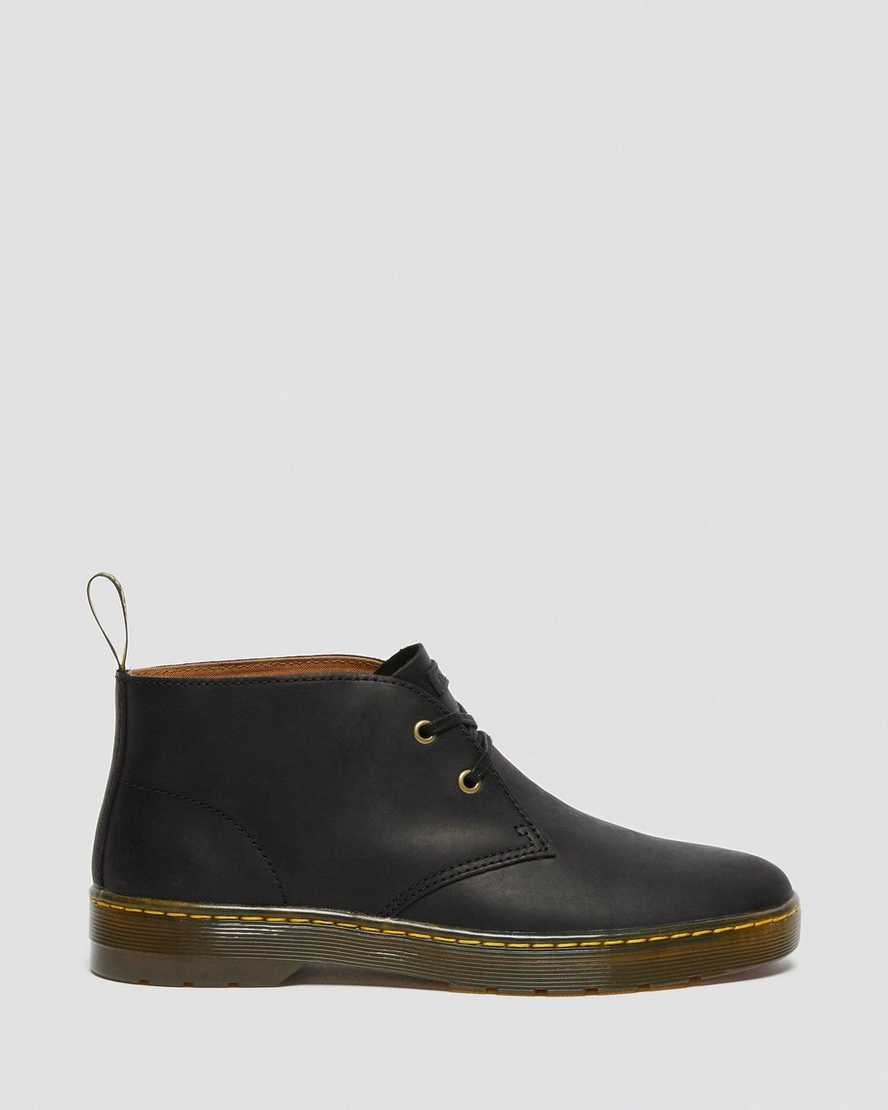Černé pánské pouštní boty dr. martens cabrillo wyoming