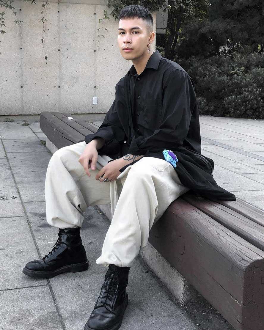 Černé pánské šněrovací boty dr. martens 1460 mono smooth