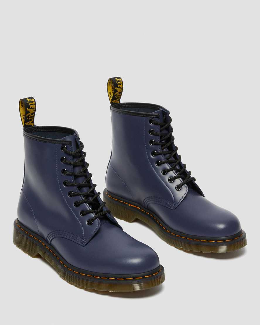 modré pánské šněrovací boty dr. martens 1460 smooth