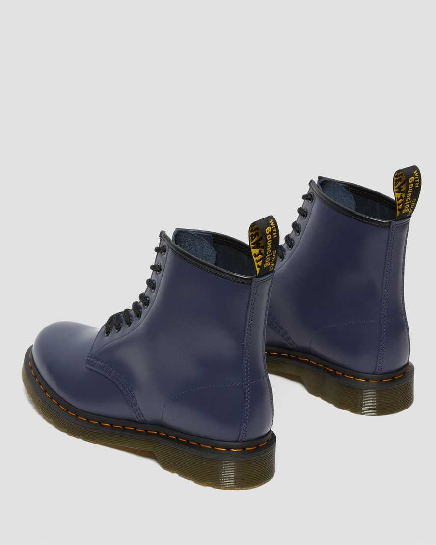 modré pánské šněrovací boty dr. martens 1460 smooth