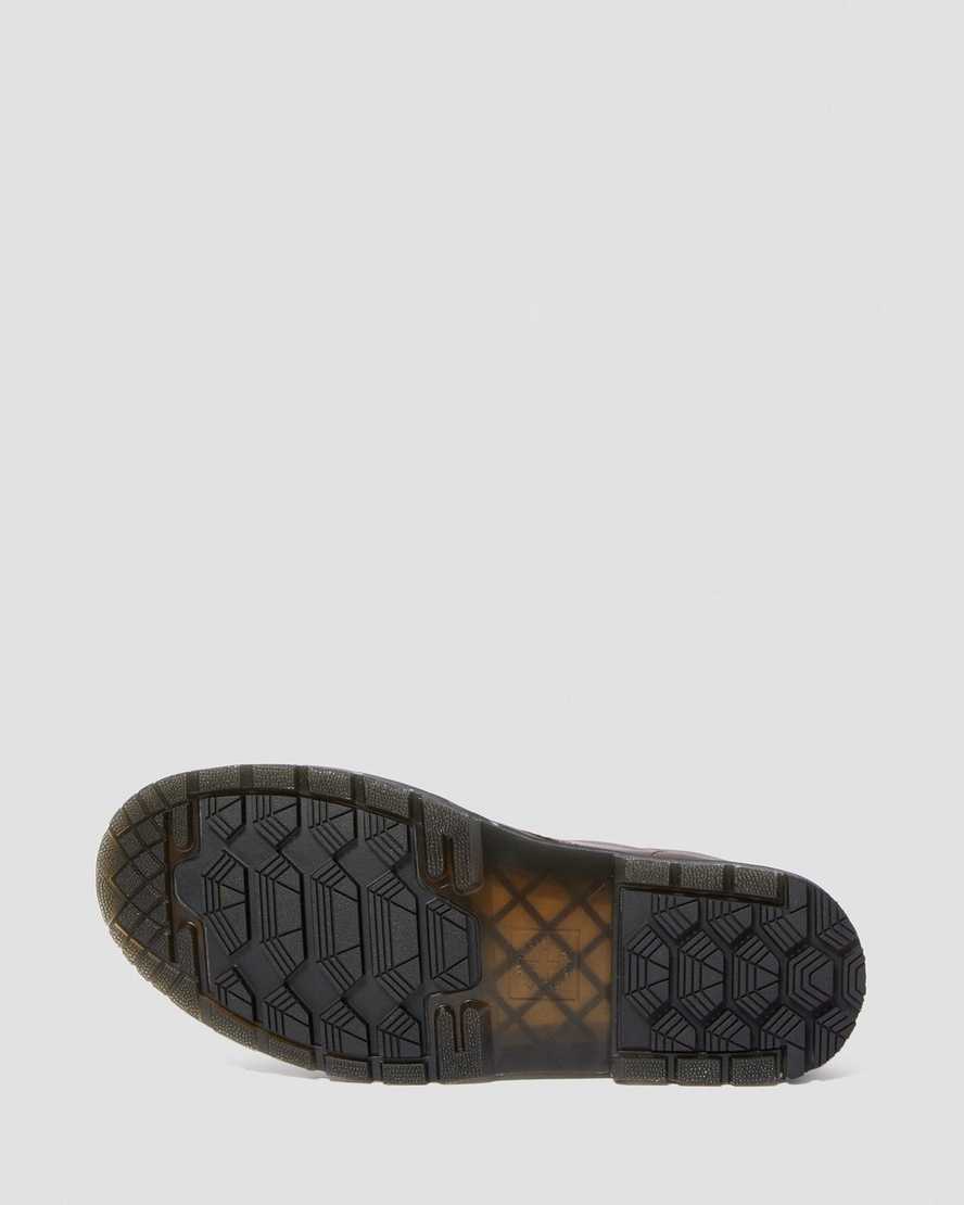 tmavě hnědé pánské šněrovací boty dr. martens 1460 dms wintergrip