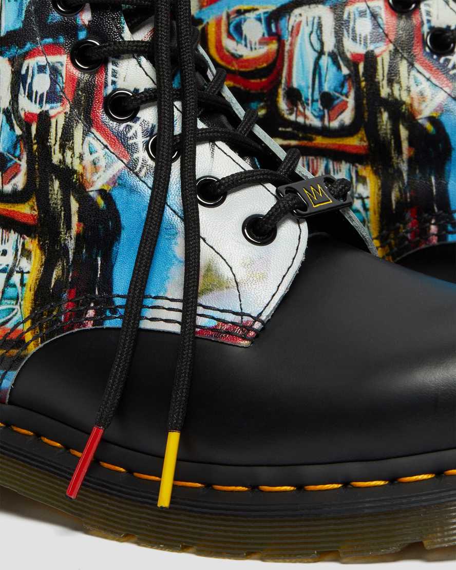 Černé pánské šněrovací boty dr. martens 1460 basquiat