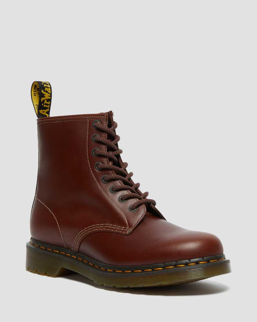 hnědé pánské šněrovací boty dr. martens 1460 abruzzo