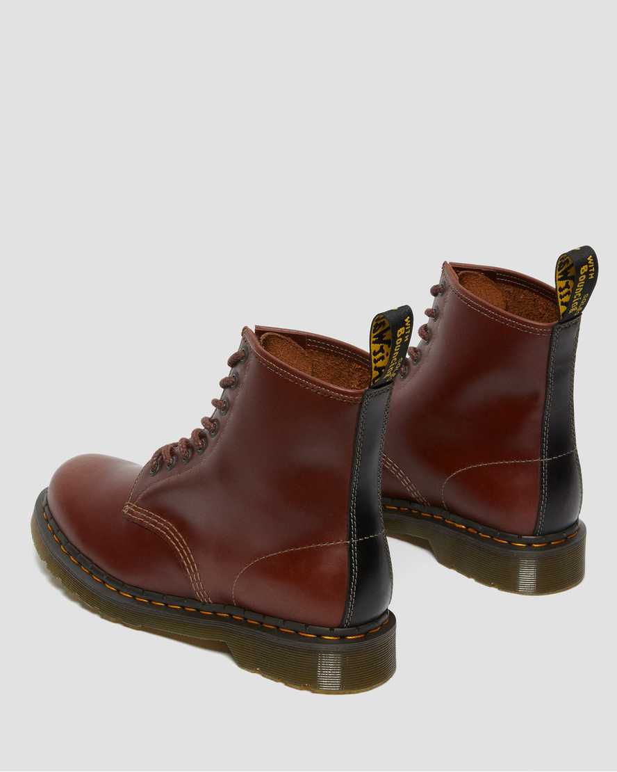hnědé pánské šněrovací boty dr. martens 1460 abruzzo