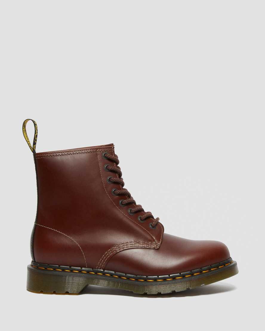 hnědé pánské šněrovací boty dr. martens 1460 abruzzo