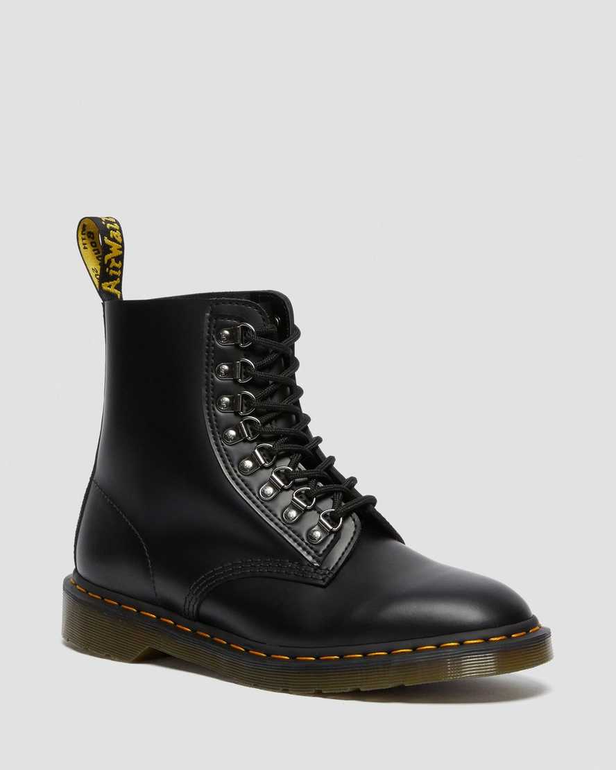 Černé pánské šněrovací boty dr. martens 1460 pascal verso smooth