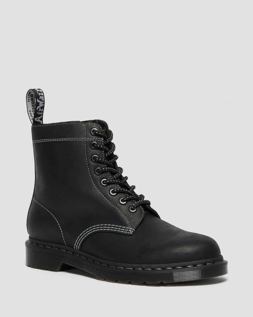 Černé pánské šněrovací boty dr. martens 1460 pascal zip