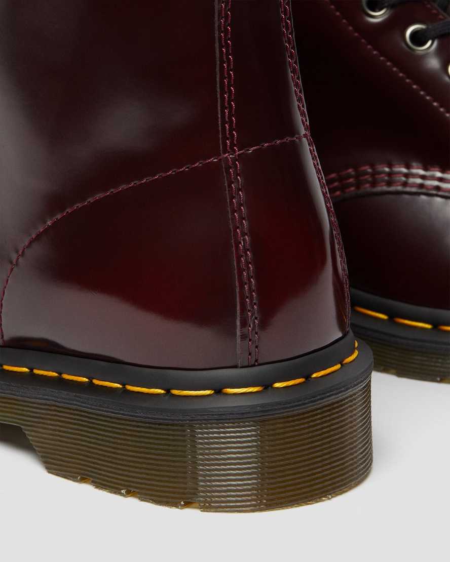 Červené pánské šněrovací boty dr. martens 1460
