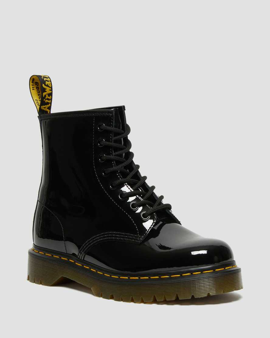 Černé pánské šněrovací boty dr. martens 1460 bex patent