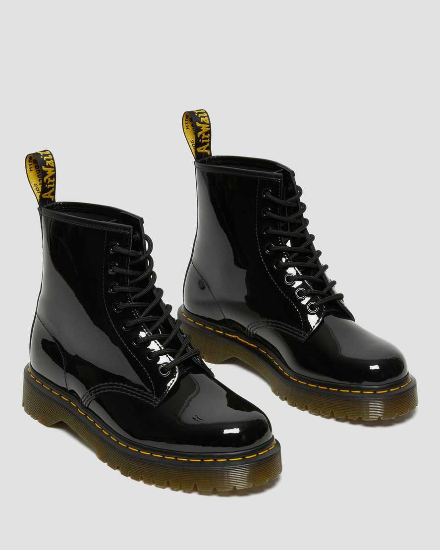 Černé pánské šněrovací boty dr. martens 1460 bex patent