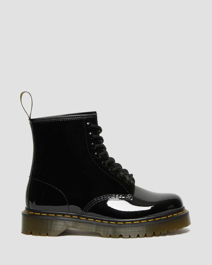 Černé pánské šněrovací boty dr. martens 1460 bex patent