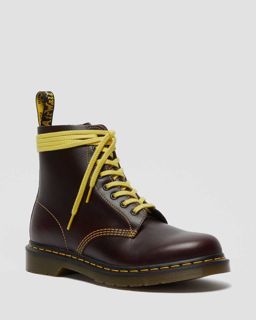 vínové pánské šněrovací boty dr. martens 1460 pascal atlas