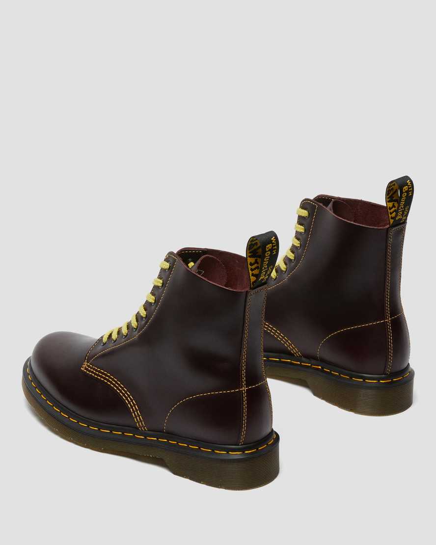 vínové pánské šněrovací boty dr. martens 1460 pascal atlas