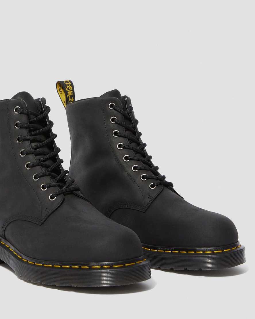 Černé nepromokavé pánské šněrovací boty dr. martens 1460