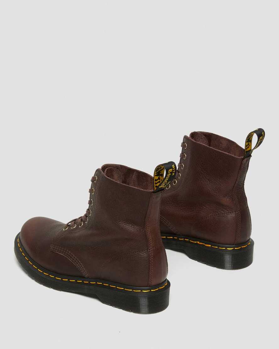 hnědé pánské šněrovací boty dr. martens 1460 pascal ambassador