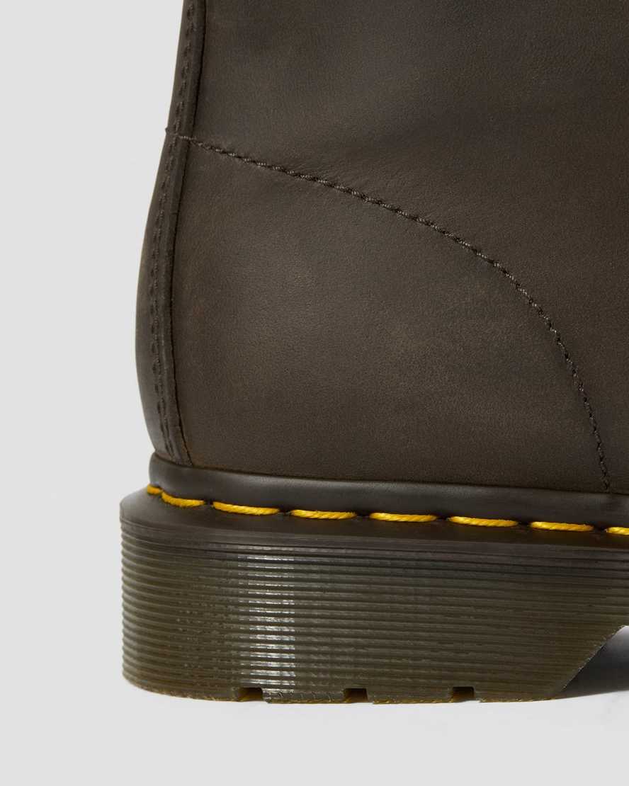 hnědé pánské šněrovací boty dr. martens 1460 crazy horse