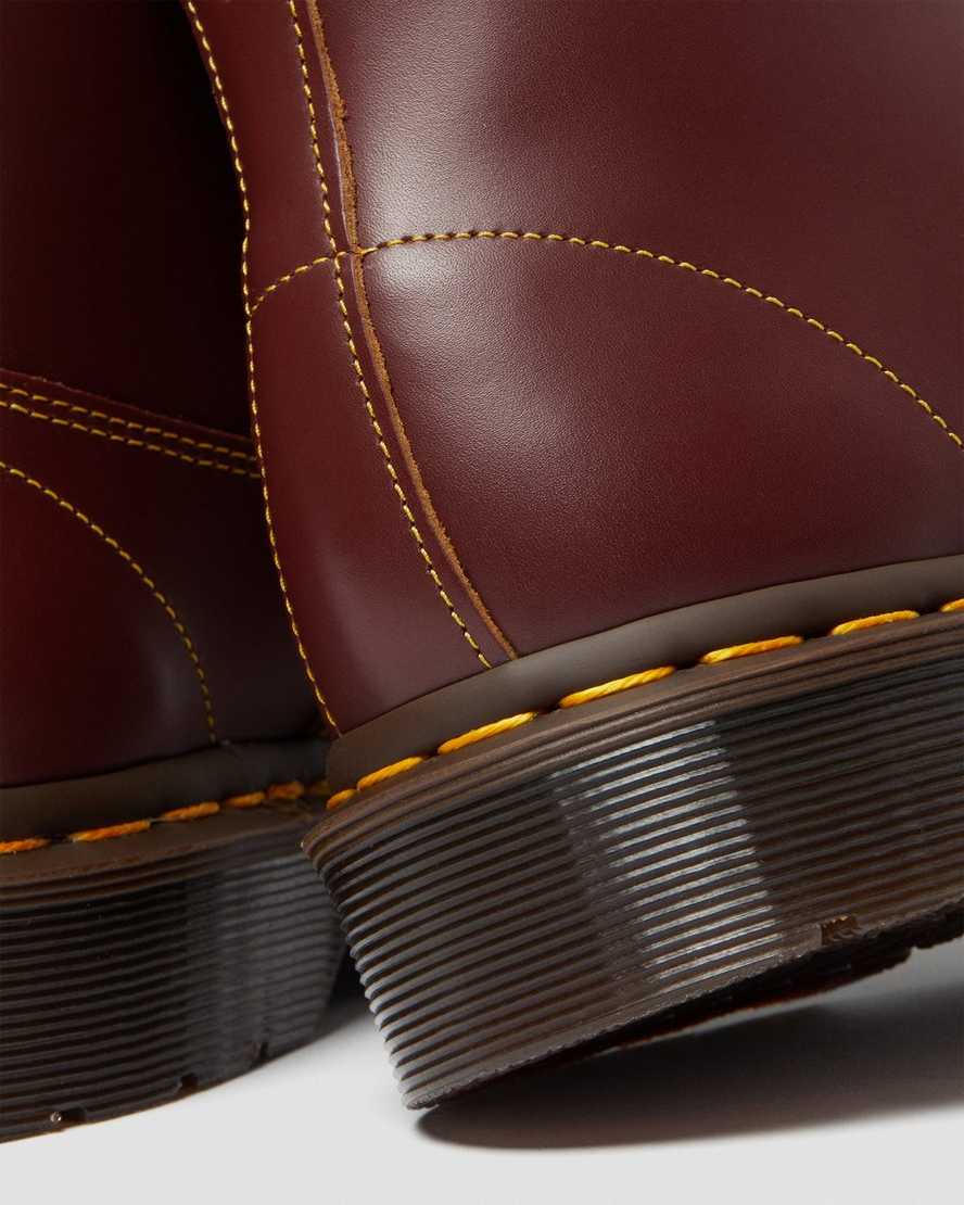 vínové pánské boty dr. martens church vintage monkey