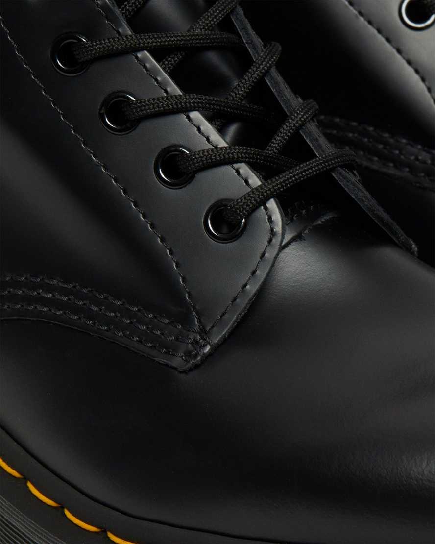 Černé pánské boty na platformě dr. martens 1460 bex smooth