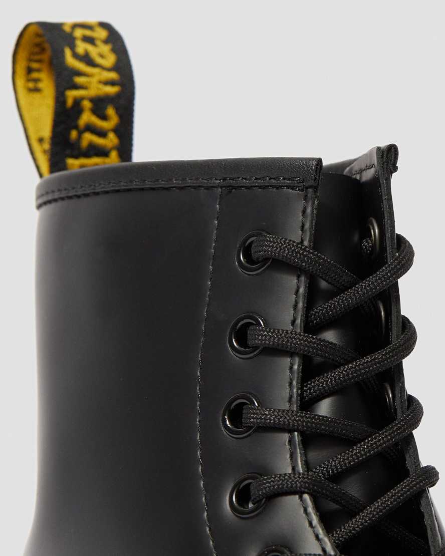 Černé pánské boty na platformě dr. martens 1460 bex smooth