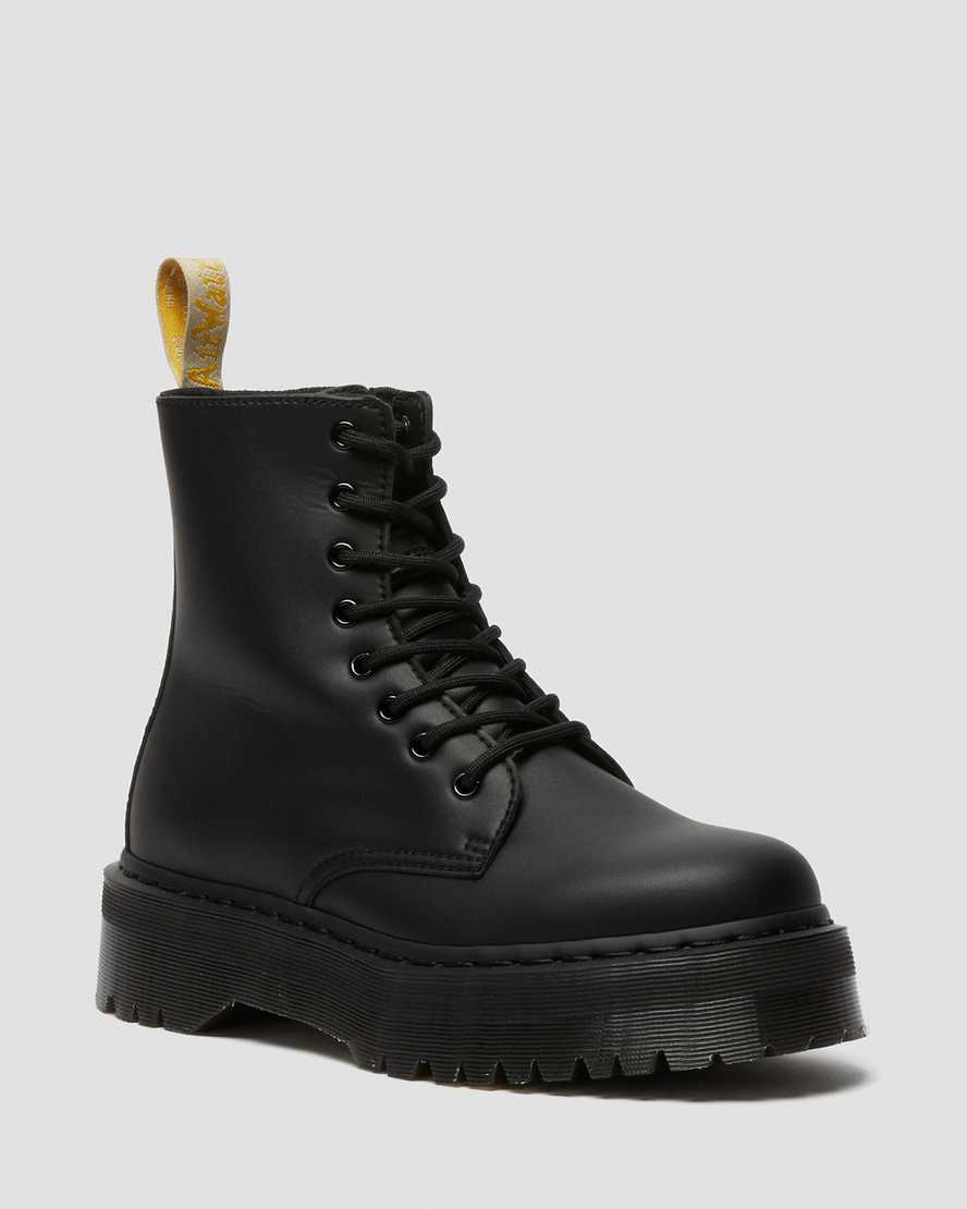 Černé pánské mono boty dr. martens jadon ii na platformě