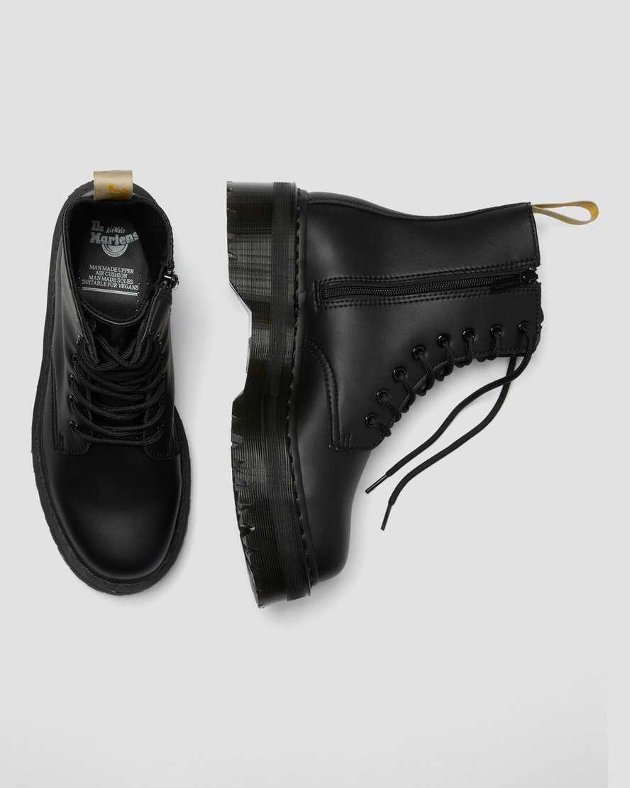 Černé pánské mono boty dr. martens jadon ii na platformě
