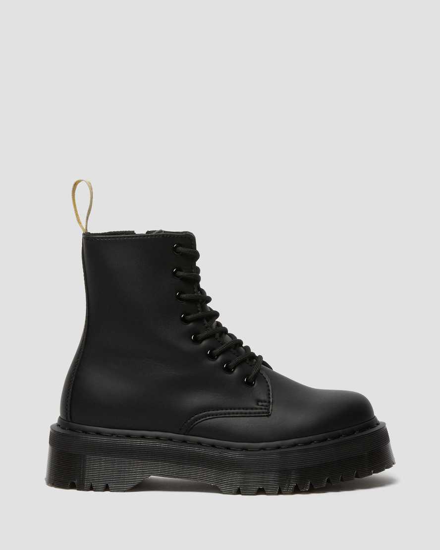 Černé pánské mono boty dr. martens jadon ii na platformě