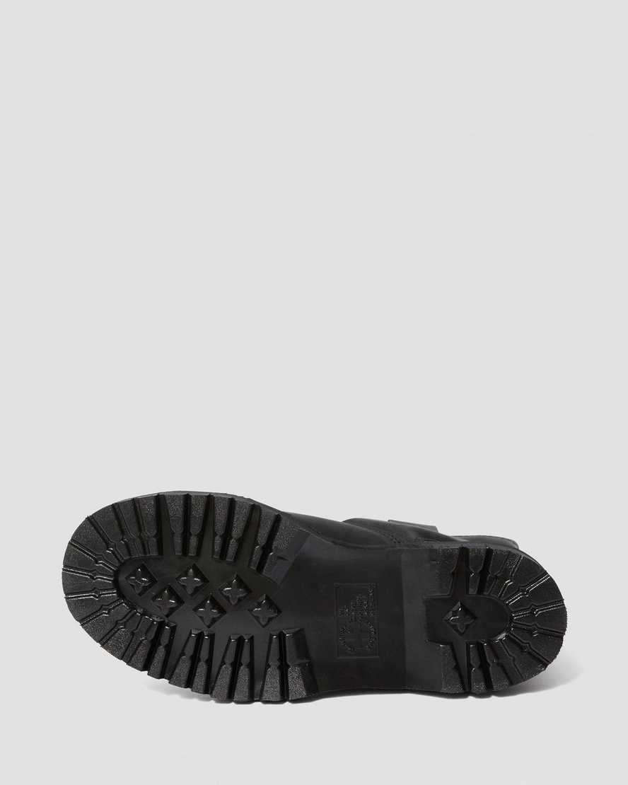 Černé pánské pracovní boty dr. martens 2295 extra wide greasy slip-on