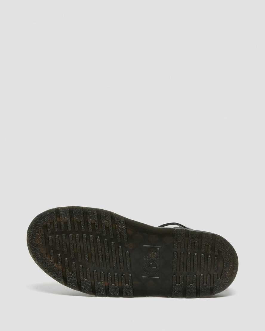 Černé pánské gladiátorské sandály dr. martens gryphon