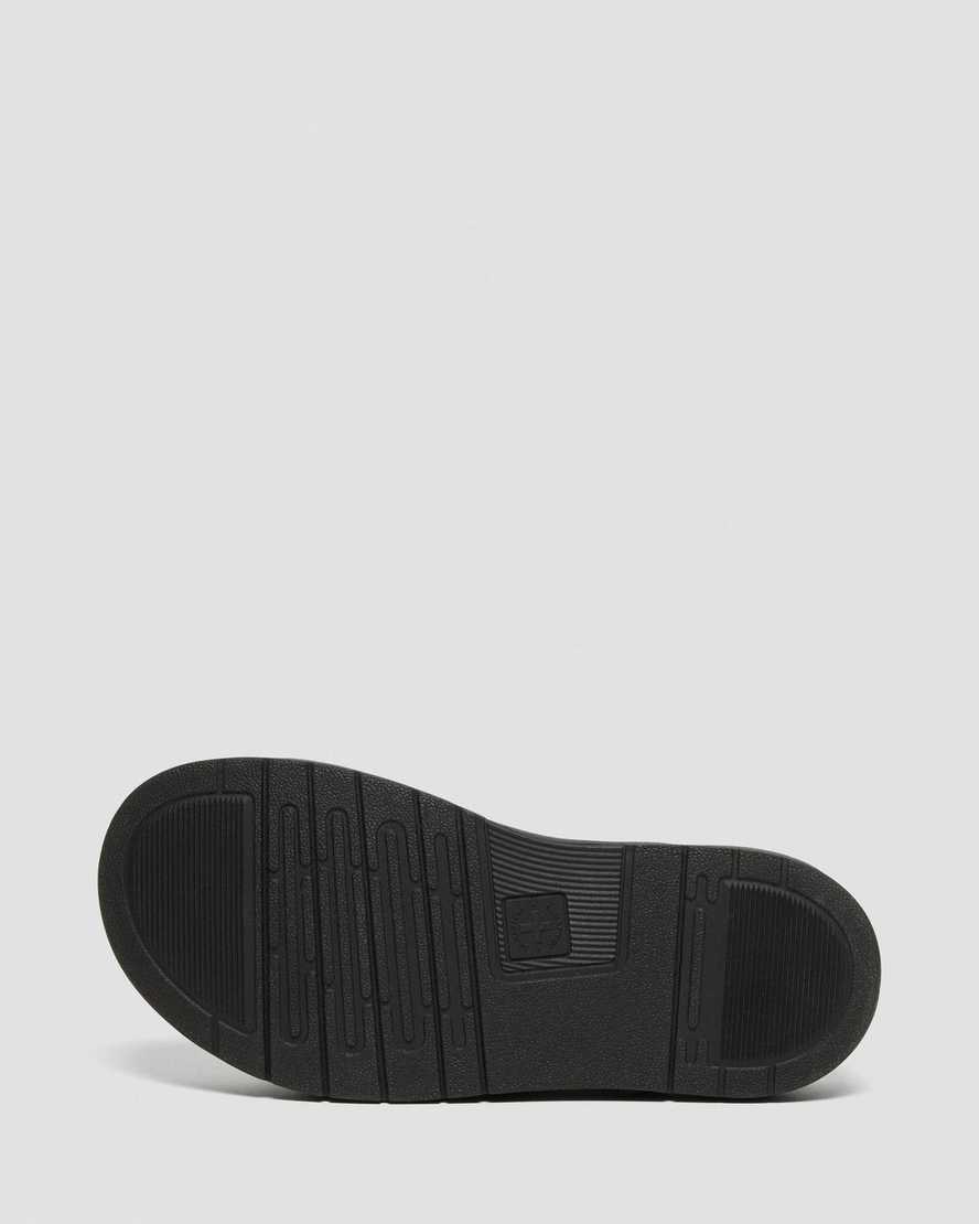 Černé pánské nazouvací sandály dr. martens dax