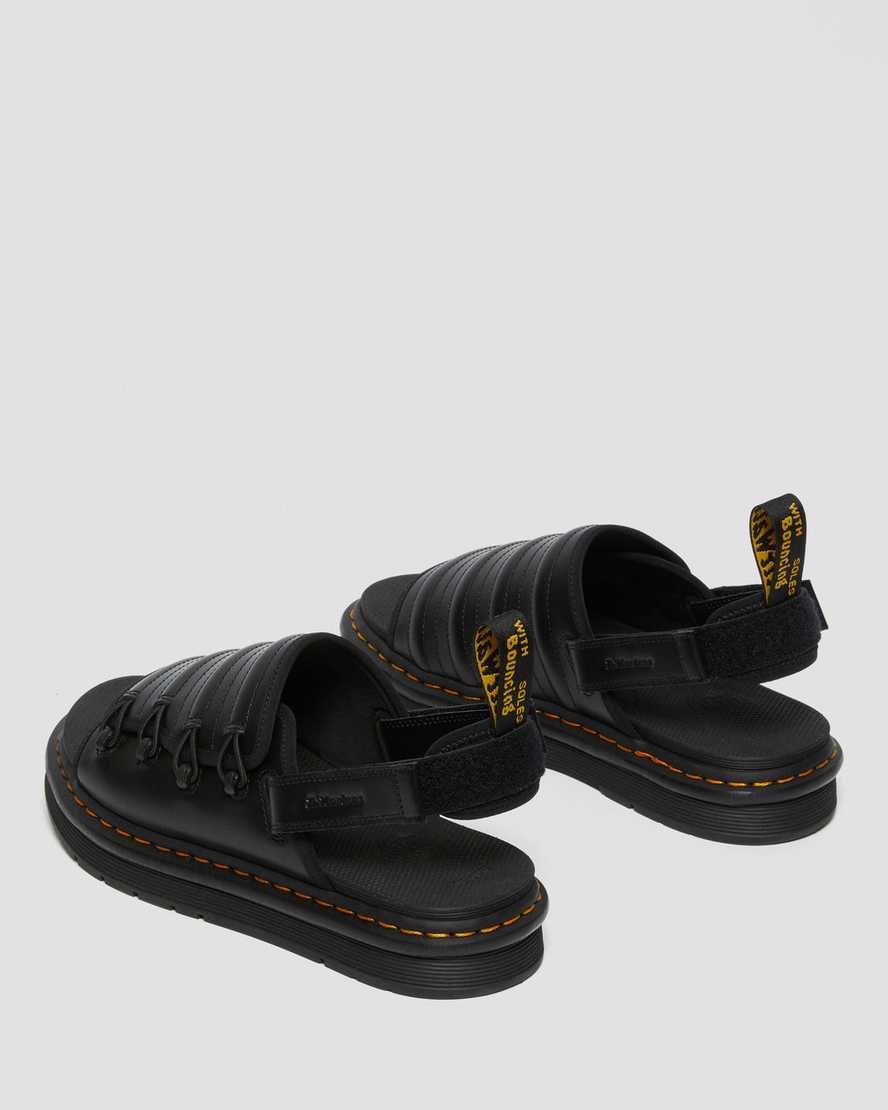 Černé pánské sandály dr. martens mura suicoke