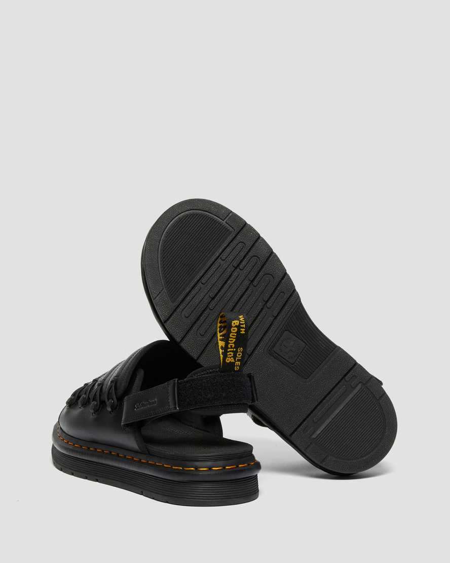 Černé pánské sandály dr. martens mura suicoke