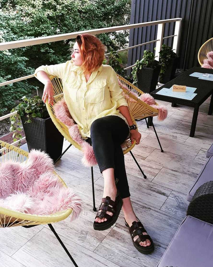 Černé pánské sandály dr. martens terry s páskem