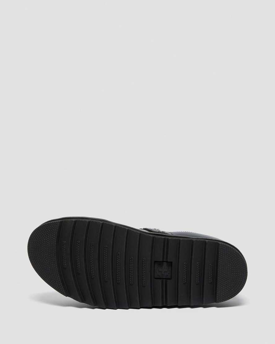 Černé pánské sandály dr. martens terry ii s páskem
