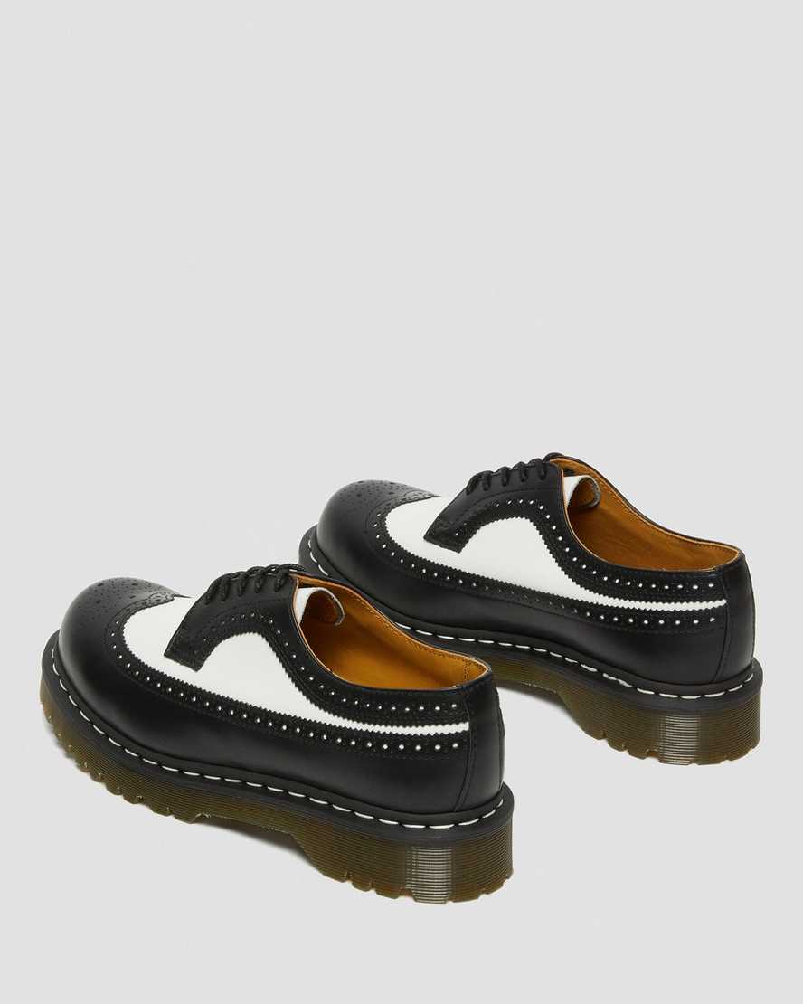 Černé pánské boty dr. martens 3989 bex smooth brogue