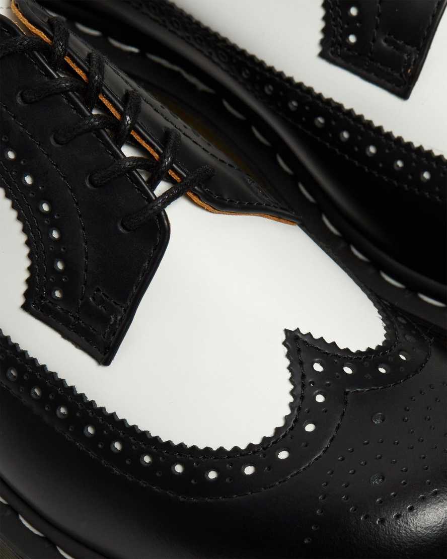 Černé pánské boty dr. martens 3989 bex smooth brogue