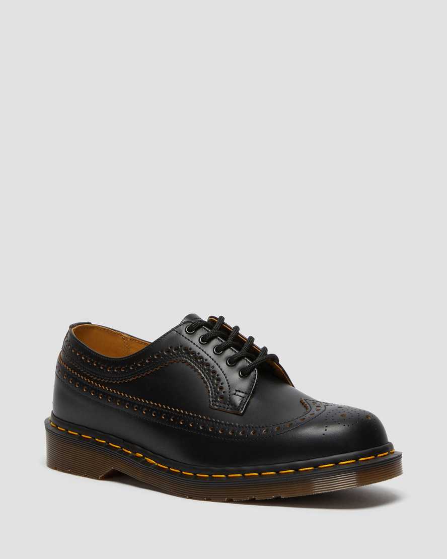 Černé pánské boty dr. martens 3989 vintage made in england brogue