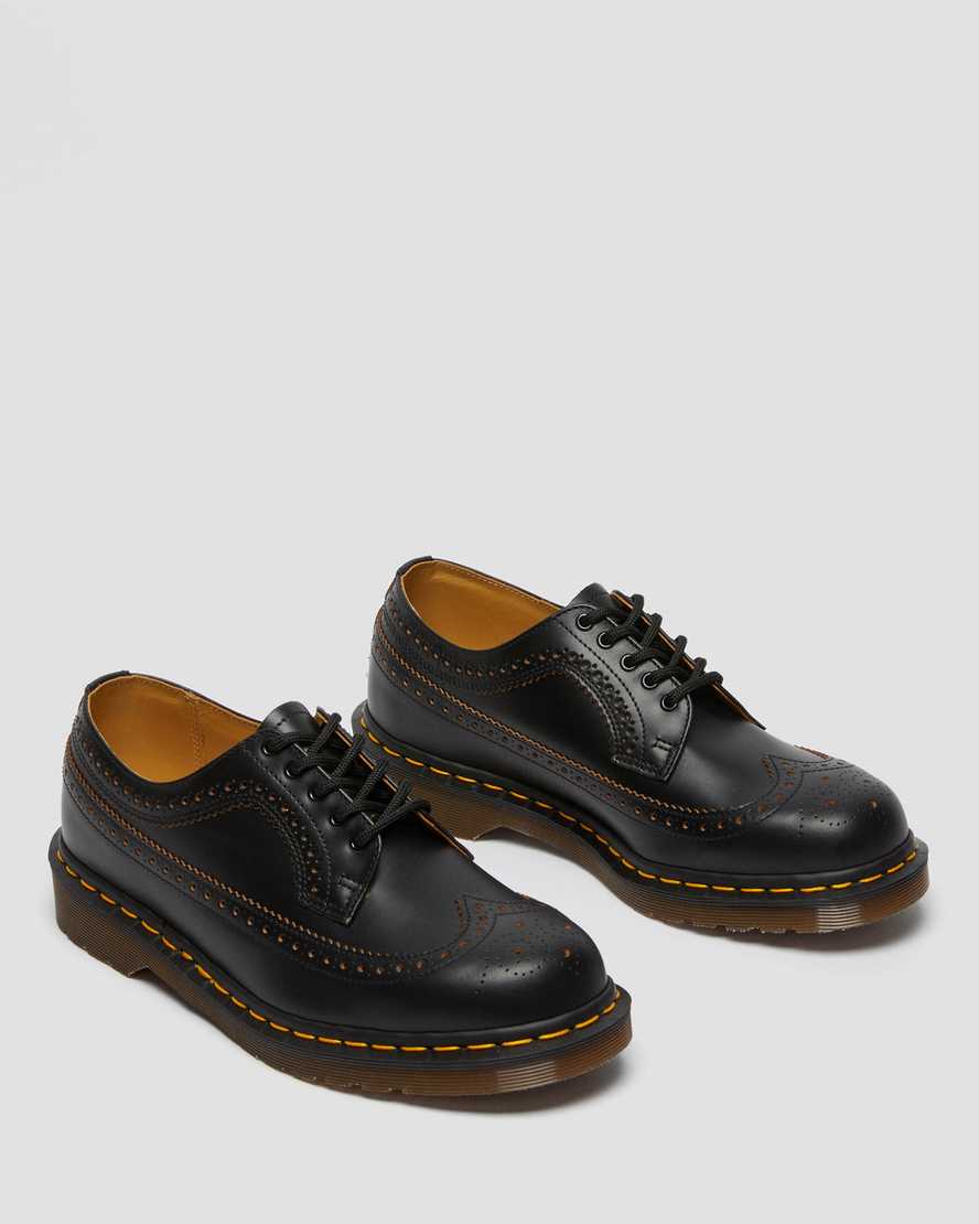 Černé pánské boty dr. martens 3989 vintage made in england brogue