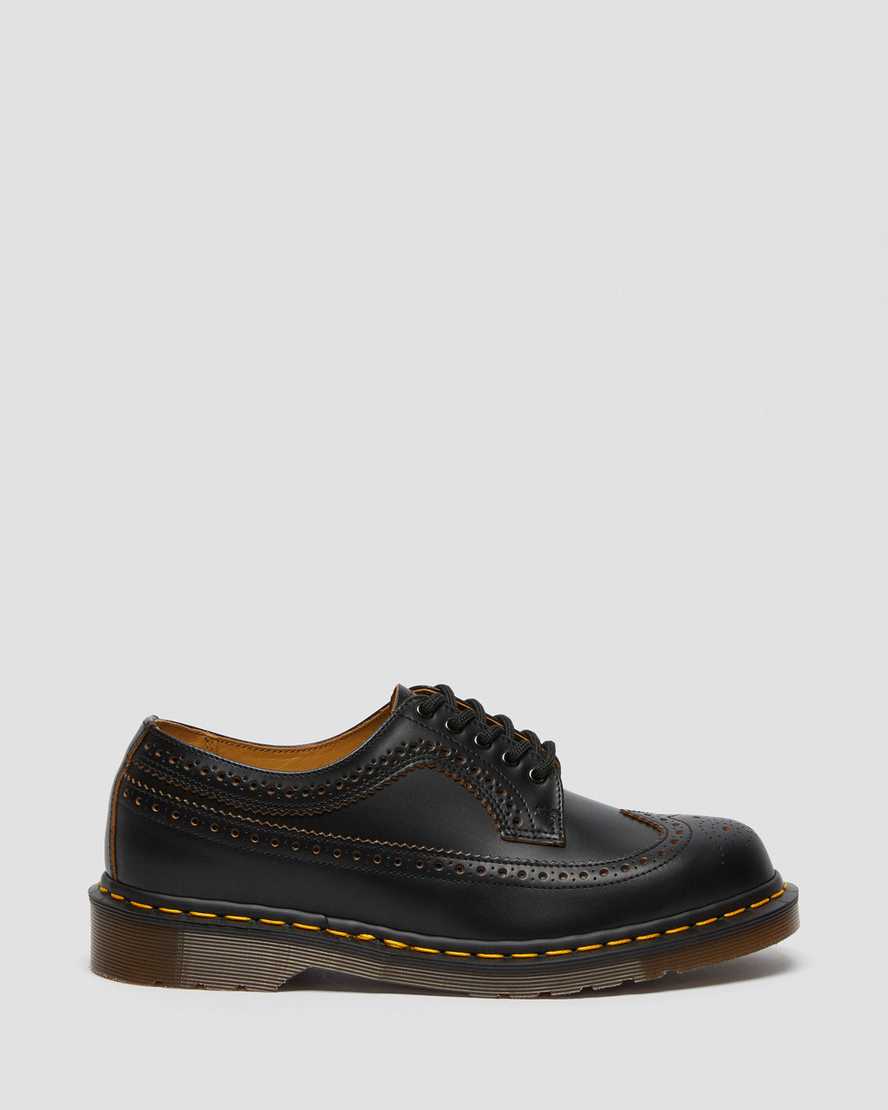 Černé pánské boty dr. martens 3989 vintage made in england brogue