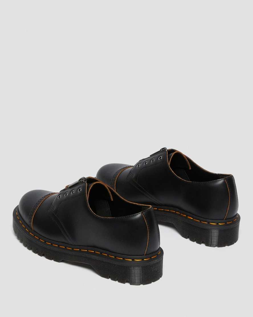 Černé pánské boty dr. martens smiths bez tkaniček bex