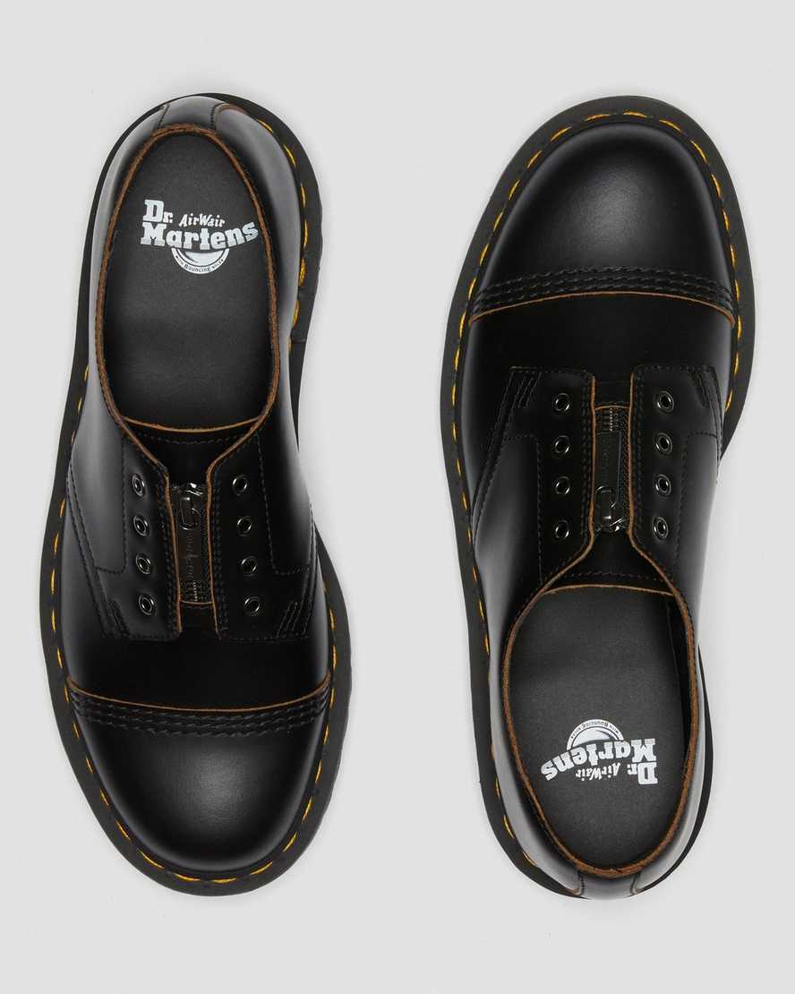Černé pánské boty dr. martens smiths bez tkaniček bex